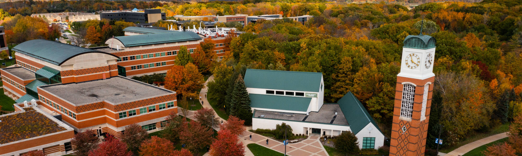 Aerial photo of GVSU's Valley Campus.